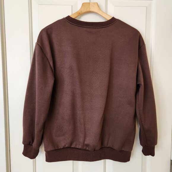 Ghost Post Malone Brown Graphic Sweatshirt Soft Cozy Comfy Cute Concert Band M - Picture 3 of 7